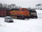 BNSF 7591 & NS 7527